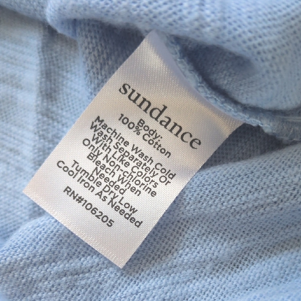 SUNDANCE I NWT Sky Blue Ultimate Airy Slub Cotton Cami Tank Top, XL - Picture 7 of 8